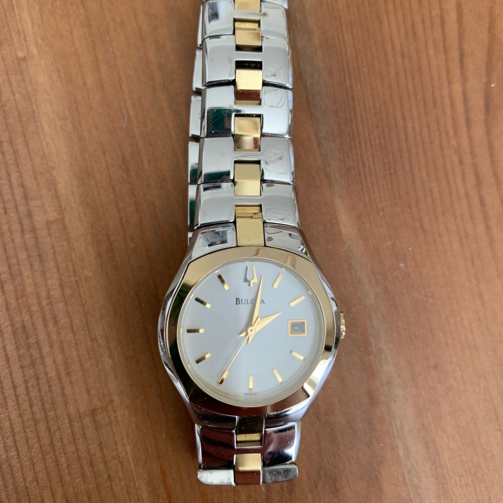 Ladies Bulova two-tone watch
